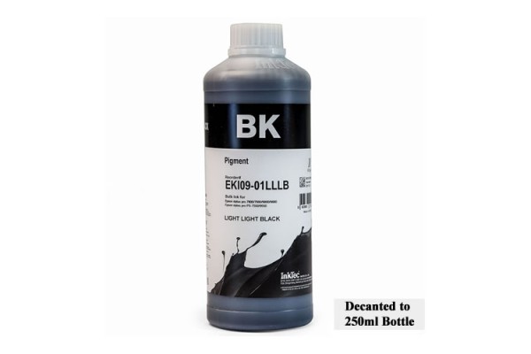 250ml of InkTec K3 Wide Format Ink Light Light Black.