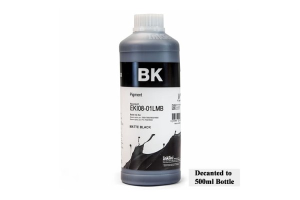 500ml of InkTec K3 Wide Format Ink Matte Black.