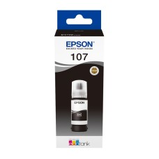 Epson 107 Black Bottle of Dye Ink - 70ml.