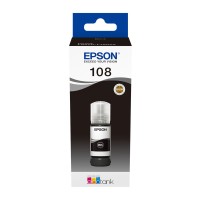 Epson 108 Black Bottle of Dye Ink - 70ml.