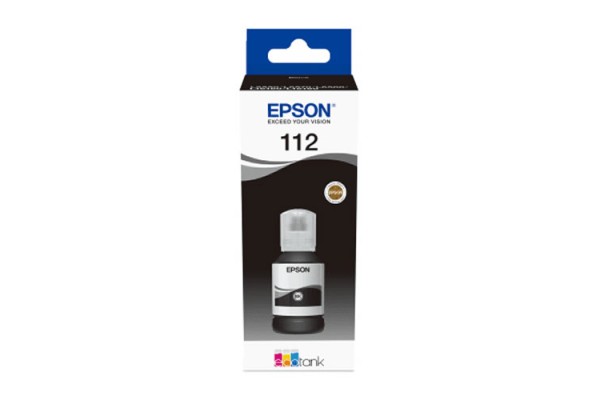 Epson 112 Black Bottle of Pigment Ink - 127ml.