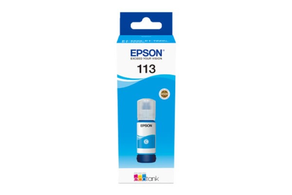 Epson 113 Cyan Bottle of Pigment Ink - 70ml.