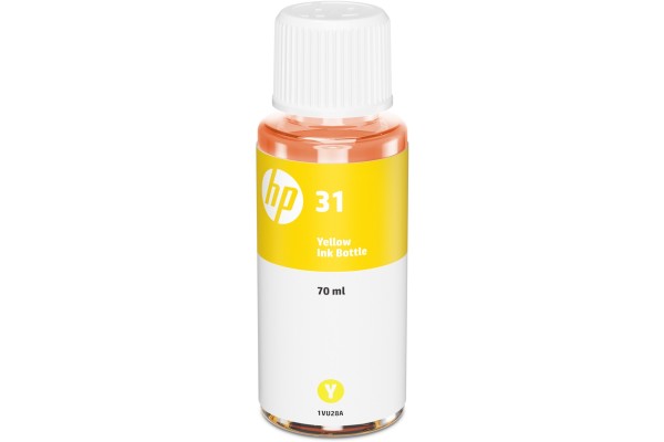 HP-31 Bottle of HP Yellow Original Dye Ink - 70ml.