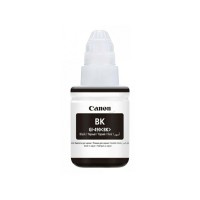 Canon GI-490BK Black Bottle of Original Pigment Ink - 135ml.