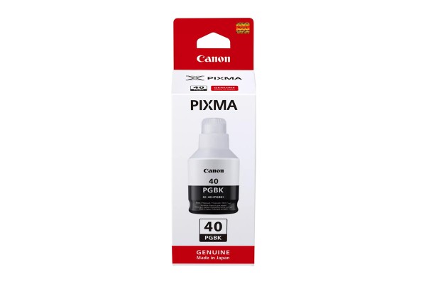 Canon GI-40BK Black Pigment Ink - 170ml.