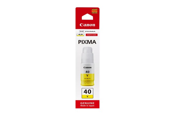 Canon GI-40Y Yellow Bottle of Original Ink - 70ml.