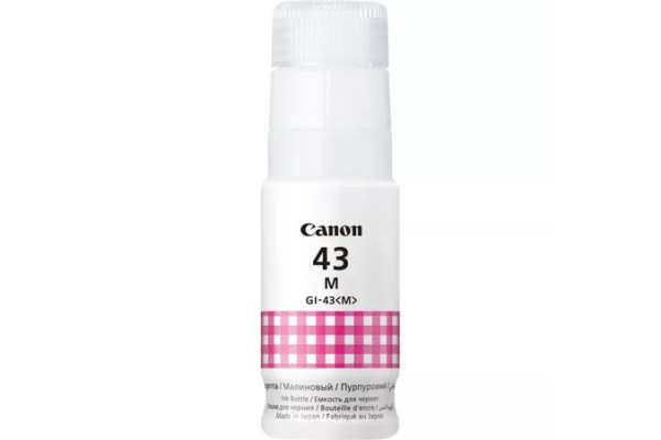 Canon GI-43M Magenta Bottle of Chromalife 100 Dye Ink - 60ml.