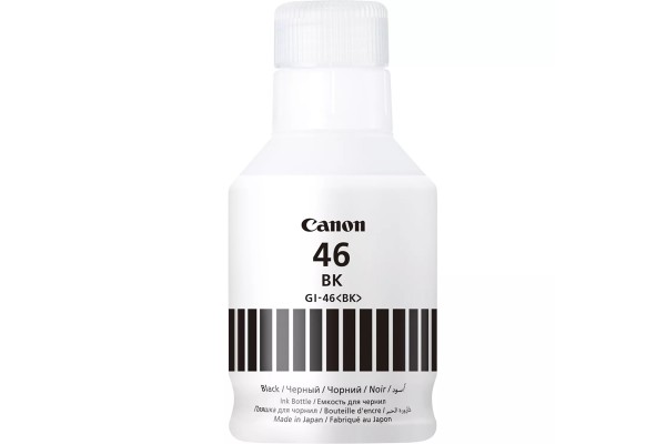 Canon GI-46BK Black Bottle of Original Pigment Ink - 170ml.