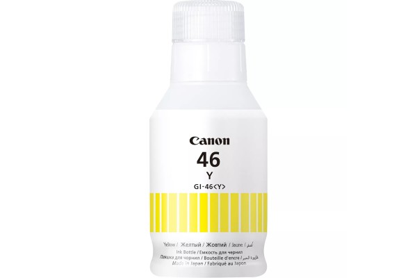 Canon GI-46Y Yellow Bottle of Original Pigment Ink - 135ml.