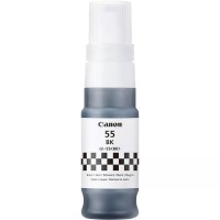 Canon GI-55BK Black Bottle of Original Pigment Ink - 70ml.