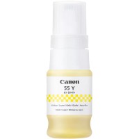 Canon GI-55Y Yellow Bottle of Original Pigment Ink - 40ml.