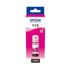 A 70ml Bottle of Epson 115 Series Magenta Ink for L8160 & L8180 Printers.
