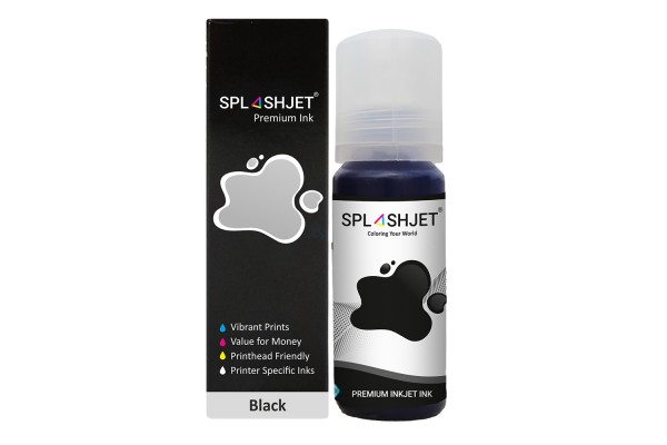 70ml Bottle of Black Dye Ink Compatible with Epson 103 & 104 Ink.