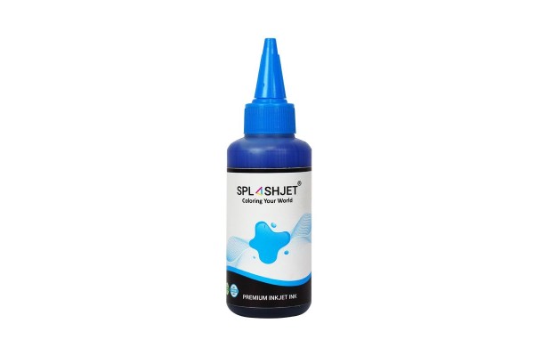 70ml Bottle of Compatible Epson 107 Cyan Dye Ink for Epson ET-18100 Printers.