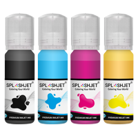 Set of 4 Colour inks compatible with Epson 103 & 104 Bottled inks.