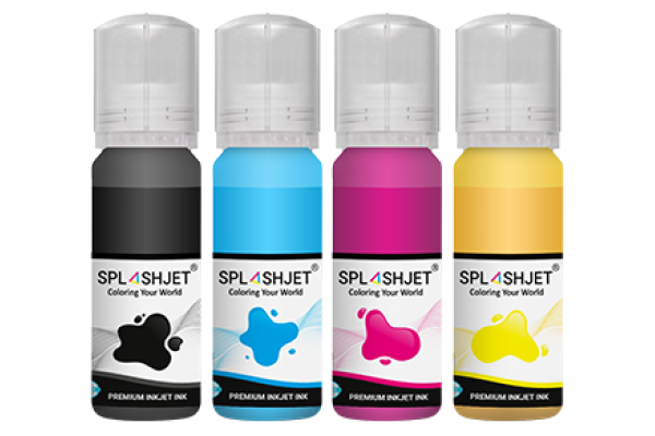 Set of 4 Colour inks compatible with Epson 101 & 102 Bottled inks.
