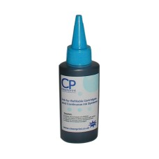 100ml of CleanPrint Universal Light Cyan Dye Ink for Epson Printers.