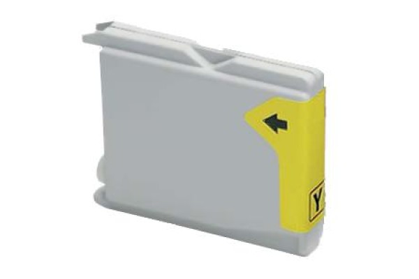 Compatible Cartridge for Brother LC970/LC1000 Yellow Ink Cartridge - XL.