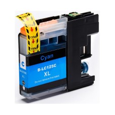 Compatible Cartridge for Brother LC125XL Cyan Ink Cartridge.