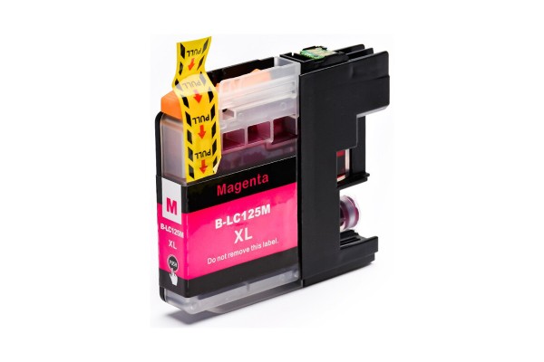 Compatible Cartridge for Brother LC125XL Magenta Ink Cartridge.
