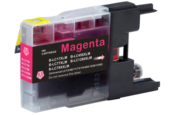 Compatible Cartridge for Brother LC1280 Magenta Ink Cartridge - XL.