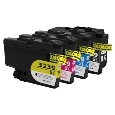 Compatible Cartridge Set for Brother LC3239XL, 4 Cartridge Set - CMYK.