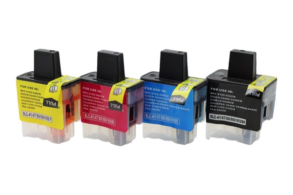 A Set of 4 Compatible Ink Cartridges to replace Brother LC900 series Ink Cartridges.