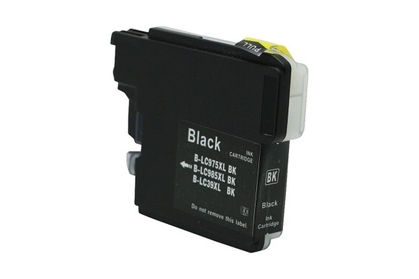 Compatible Cartridge for Brother LC980/LC985/LC1100 Black Ink Cartridge - XL.