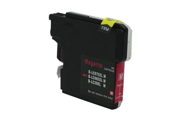 Compatible Cartridge for Brother LC980/LC985/LC1100 Magenta Ink Cartridge - XL.