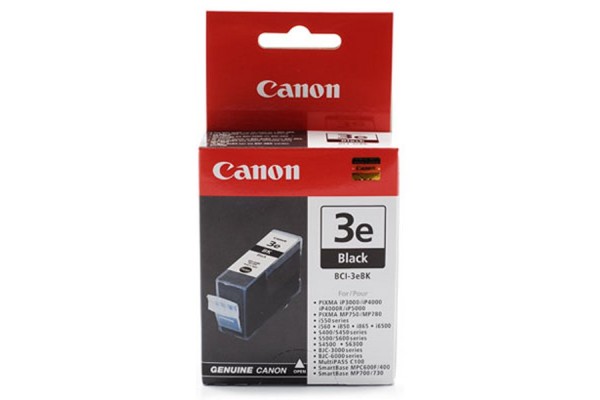 Canon BCI-3e Black Genuine Cartridge