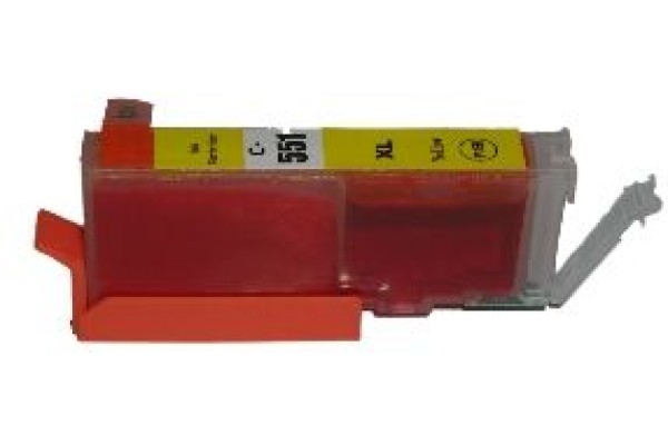 Compatible Cartridge for Canon CLI-551 High Capacity Yellow Ink Cartridge.