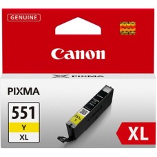 Genuine Cartridge for Canon CLI-551 XL High Capacity Yellow Ink Cartridge.