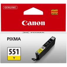 Genuine Cartridge for Canon CLI-551 Yellow Ink Cartridge.