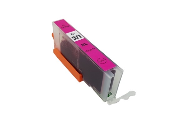 Compatible Cartridge for Canon CLI-571 High Capacity Magenta Ink Cartridge.
