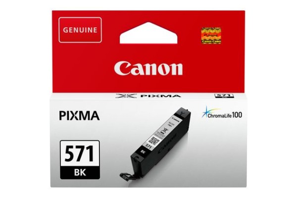 Genuine Cartridge for Canon CLI-571 Black Ink Cartridge.