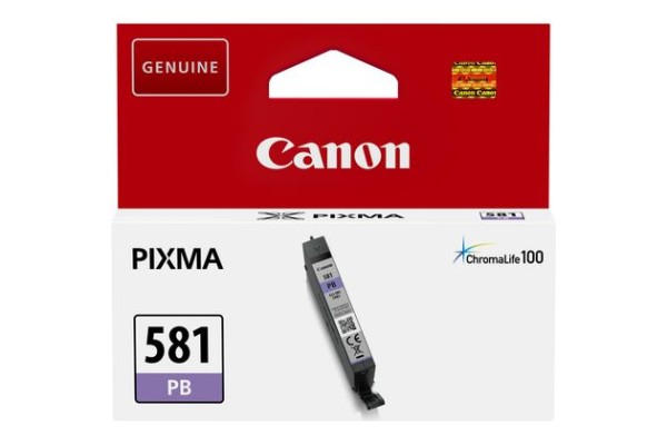 Genuine Cartridge for Canon CLI-581 Ink Cartridge Photo Blue.