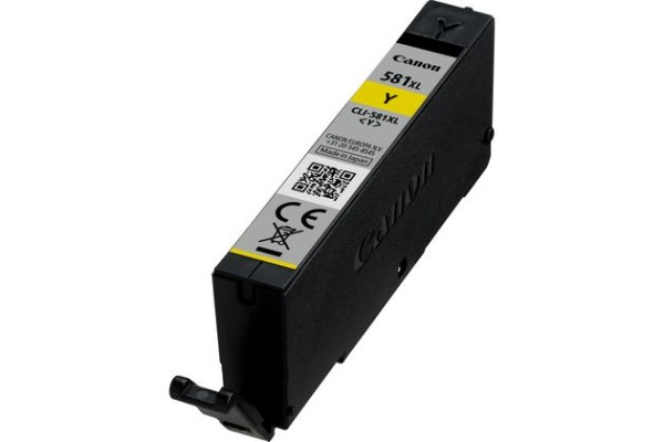 Genuine Cartridge for Canon CLI-581 XL High Capacity Yellow Ink Cartridge.