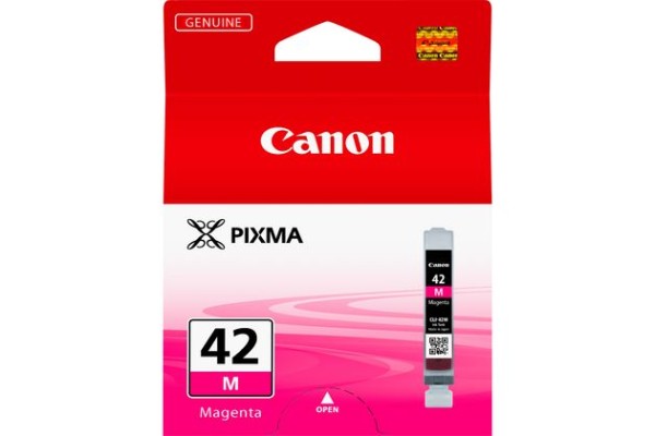 Genuine Canon CLI-42M Magenta Ink Cartridge.