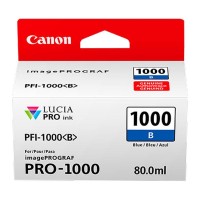 Genuine Cartridge for Canon PFI-1000B Blue Ink Cartridge.