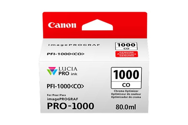 Genuine Cartridge for Canon PFI-1000CO Chroma Optimiser Ink Cartridge.