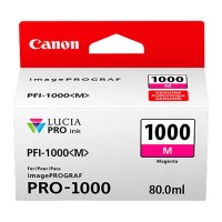 Genuine Cartridge for Canon PFI-1000M Magenta Ink Cartridge.