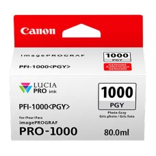 Genuine Cartridge for Canon PFI-1000PGY Photo Grey Ink Cartridge.