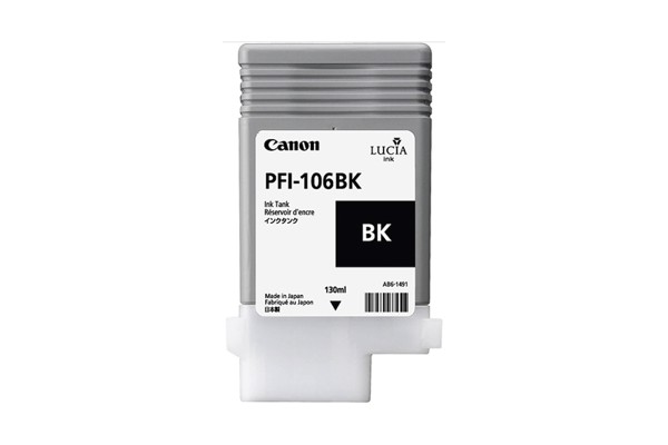 Genuine Cartridge for Canon PFI-106BK Black Ink Cartridge.
