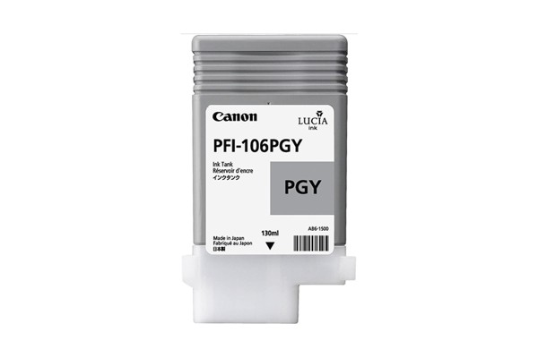 Genuine Cartridge for Canon PFI-106PGY Photo Grey Ink Cartridge.