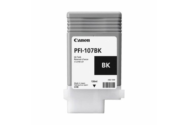 Genuine Cartridge for Canon PFI-107BK Black Ink Cartridge.