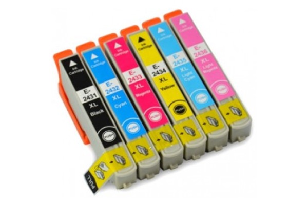 Compatible Cartridge For Epson T2438 Cartridge Set.