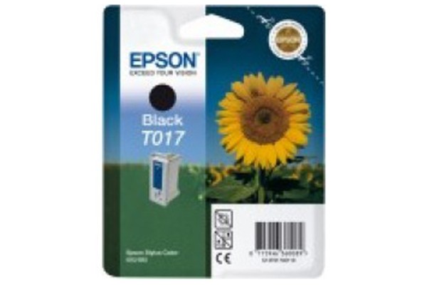 Epson Branded T017 Black Ink Cartridge.