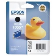 Epson Branded T0551 Black Ink Cartridge.