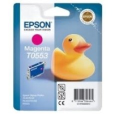 Epson Branded T0553 Magenta Ink Cartridge.
