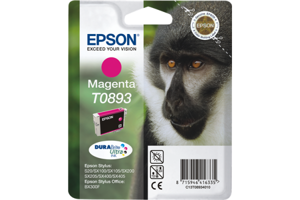 Epson Branded T0893 Magenta Ink Cartridge